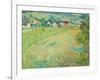 Sunny Meadow Near Auvers, 1890-Vincent van Gogh-Framed Giclee Print