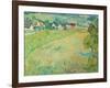 Sunny Meadow Near Auvers, 1890-Vincent van Gogh-Framed Giclee Print