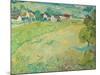 Sunny Meadow Near Auvers, 1890-Vincent van Gogh-Mounted Giclee Print