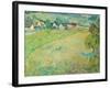 Sunny Meadow Near Auvers, 1890-Vincent van Gogh-Framed Giclee Print