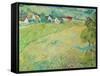 Sunny Meadow Near Auvers, 1890-Vincent van Gogh-Framed Stretched Canvas