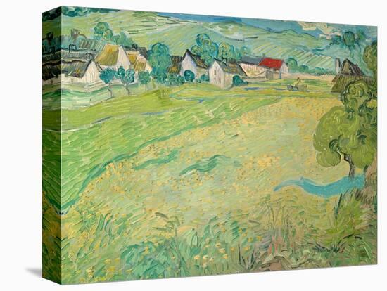 Sunny Meadow Near Auvers, 1890-Vincent van Gogh-Stretched Canvas