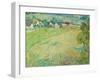 Sunny Meadow Near Auvers, 1890-Vincent van Gogh-Framed Giclee Print