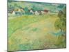 Sunny Meadow Near Auvers, 1890-Vincent van Gogh-Mounted Giclee Print