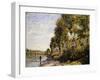 Sunny Morning at Saint Mammes-Alfred Sisley-Framed Giclee Print