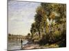 Sunny Morning at Saint Mammes-Alfred Sisley-Mounted Giclee Print