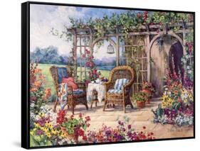 Sunny Morning-Barbara Mock-Framed Stretched Canvas