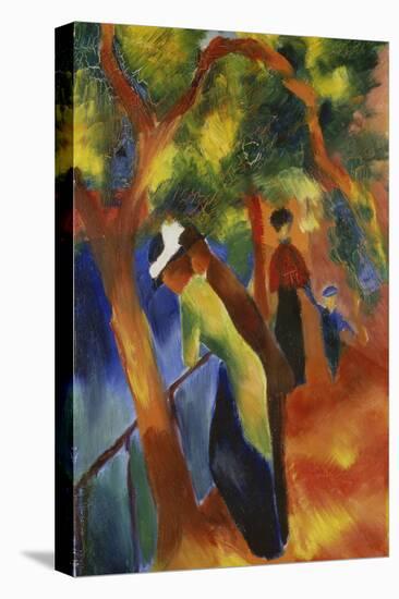 Sunny Path, 1913-August Macke-Stretched Canvas