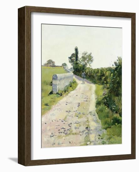 Sunny Path, about 1890-Ferdinand Hodler-Framed Giclee Print