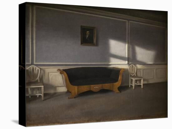 Sunny rayson in the living room, III, 1903-Vilhelm Hammershoi-Stretched Canvas