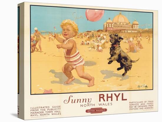 Sunny Rhyl-Septimus Edwin Scott-Stretched Canvas