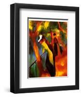 Sunny Road-Auguste Macke-Framed Art Print