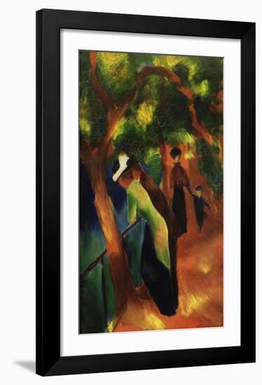 Sunny Road-Auguste Macke-Framed Giclee Print