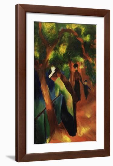 Sunny Road-Auguste Macke-Framed Giclee Print