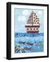 Sunny Sailing-Kim Conway-Framed Art Print