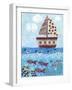 Sunny Sailing-Kim Conway-Framed Art Print