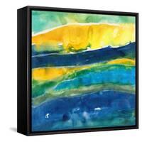 Sunny Seaside I-Joyce Combs-Framed Stretched Canvas