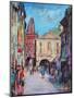 Sunny Side, Prague-Sylvia Paul-Mounted Giclee Print