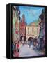 Sunny Side, Prague-Sylvia Paul-Framed Stretched Canvas