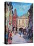 Sunny Side, Prague-Sylvia Paul-Stretched Canvas