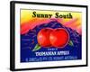 Sunny South Tasmanian Apples-null-Framed Art Print