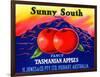 Sunny South Tasmanian Apples-null-Framed Art Print