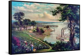 Sunny South-Calvert-Framed Stretched Canvas