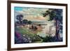 Sunny South-Calvert-Framed Art Print