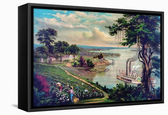 Sunny South-Calvert-Framed Stretched Canvas