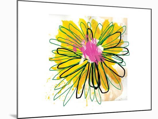 Sunny Splash Flower-Elle Stewart-Mounted Art Print