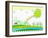 Sunny Spring Scenery-TongRo-Framed Giclee Print