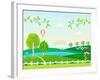 Sunny Spring Scenery-TongRo-Framed Giclee Print