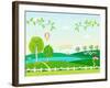 Sunny Spring Scenery-TongRo-Framed Giclee Print