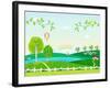 Sunny Spring Scenery-TongRo-Framed Giclee Print