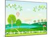 Sunny Spring Scenery-TongRo-Mounted Giclee Print
