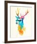 Sunny Stag-Robert Farkas-Framed Art Print