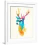 Sunny Stag-Robert Farkas-Framed Art Print