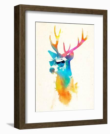 Sunny Stag-Robert Farkas-Framed Art Print