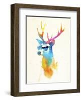 Sunny Stag-Robert Farkas-Framed Giclee Print