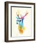 Sunny Stag-Robert Farkas-Framed Giclee Print