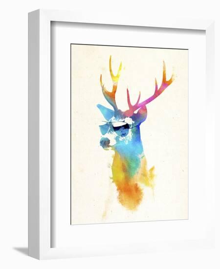 Sunny Stag-Robert Farkas-Framed Giclee Print