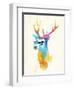 Sunny Stag-Robert Farkas-Framed Giclee Print