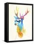 Sunny Stag-Robert Farkas-Framed Stretched Canvas