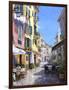 Sunny Street in Portofino-Michael Swanson-Framed Art Print