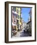 Sunny Street in Portofino-Michael Swanson-Framed Art Print