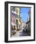 Sunny Street in Portofino-Michael Swanson-Framed Art Print