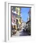 Sunny Street in Portofino-Michael Swanson-Framed Art Print