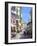 Sunny Street in Portofino-Michael Swanson-Framed Art Print