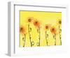 Sunny Sunflowers-Bee Sturgis-Framed Art Print