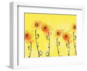 Sunny Sunflowers-Bee Sturgis-Framed Art Print